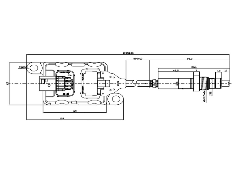 Dinex NOx Sensor for Cummins - image 2 of 2