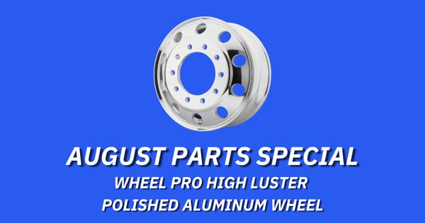 August Parts Special - Wheel Pro High Luster Polished Aluminum Wheel image
