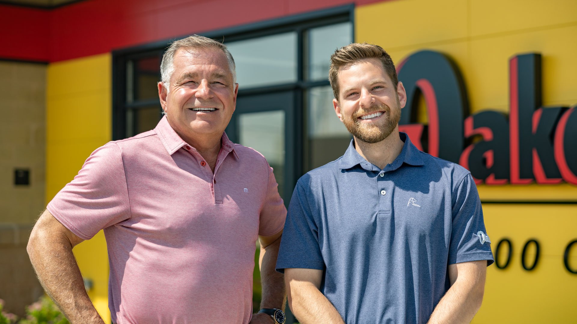 A.W. Oakes & Son CEO Dan Oakes and company president, Max Oakes 