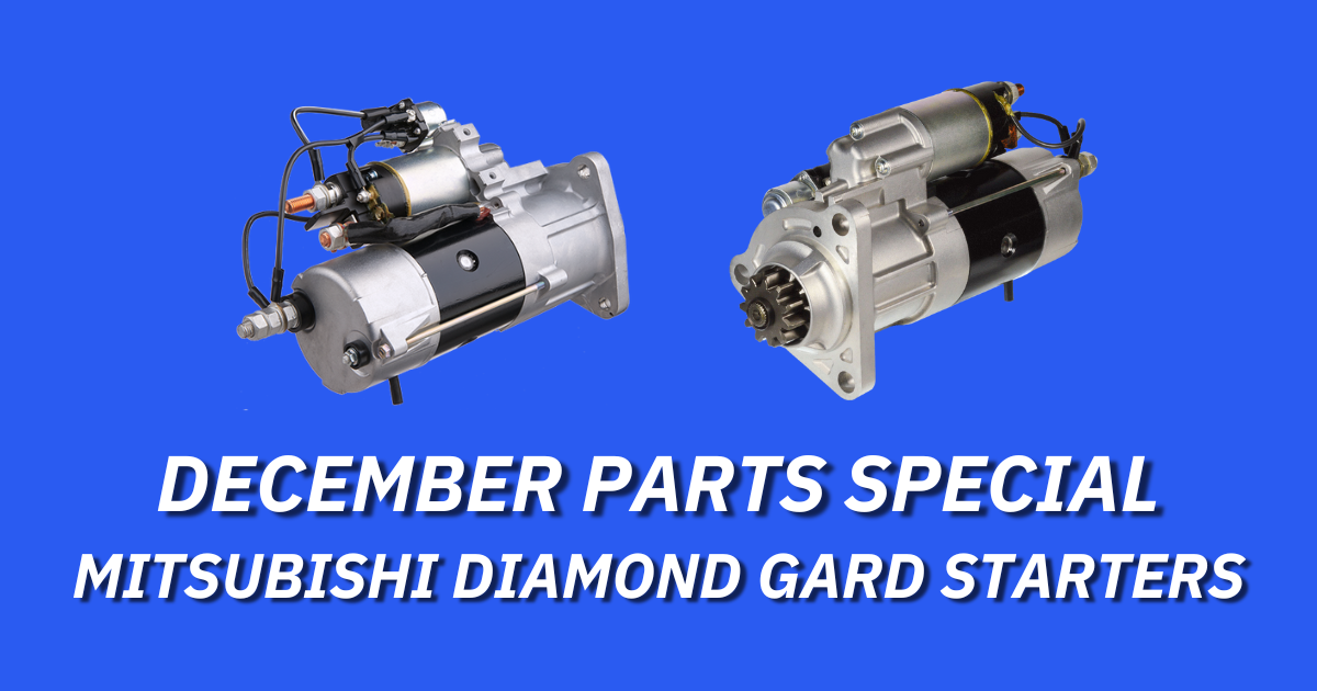 DECEMBER PARTS SPECIAL STARTERS