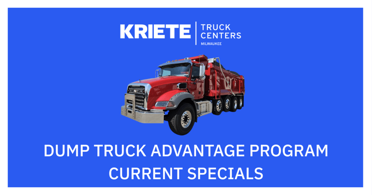 Dump Truck Advantage Program Current Specials-1