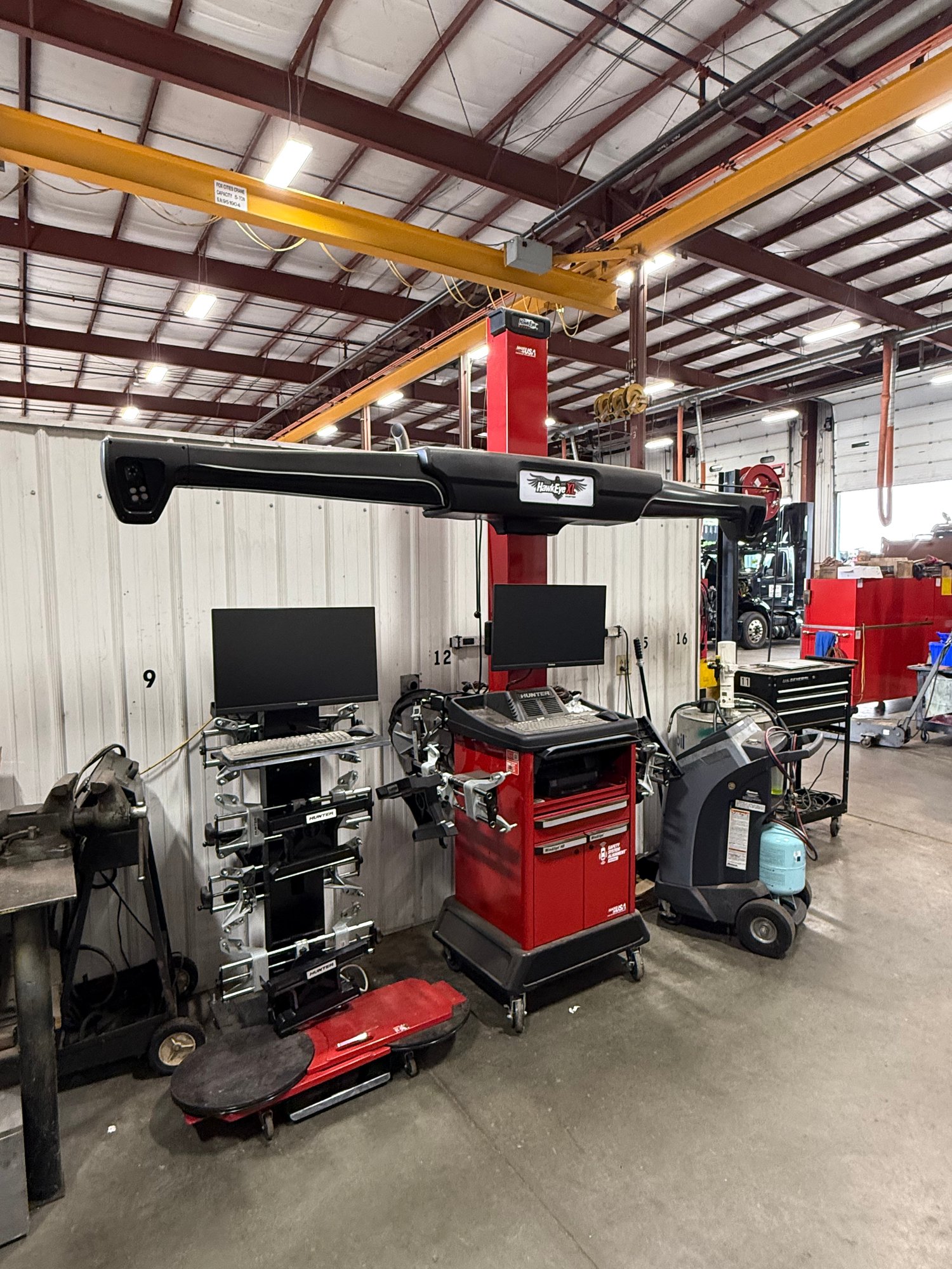Kriete Truck Center - Green Bay - Hunter Alignment Machine