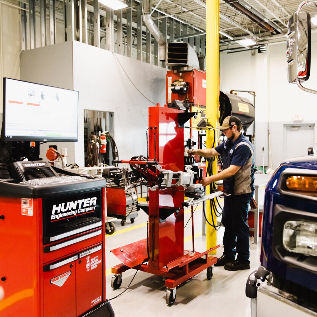 Kriete Truck Center - Madison - Hunter Alignment Machine