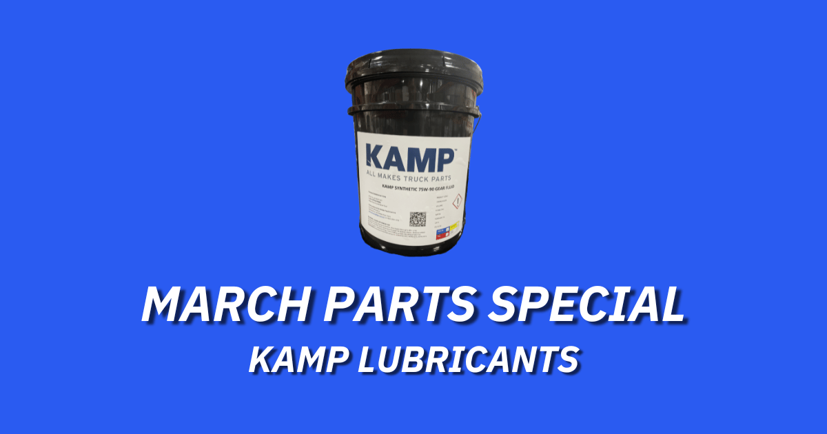 MARCH PARTS SPECIAL KAMP LUBRICANTS