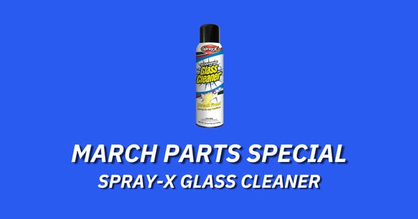 March Parts Special: Spray-X Glass Cleaner image