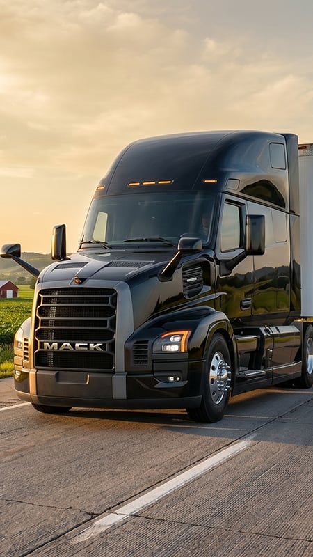 Mack Pioneer Sleeper Mobile Background