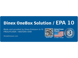Slide images of Dinex OneBox for Freightliner/Western star for Detroit Diesel, (Air Assisted, EPA10)