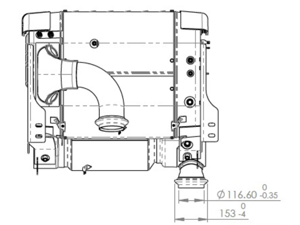 Slide images of Dinex OneBox for Freightliner/Western star for Detroit Diesel, (Air Assisted, EPA10)
