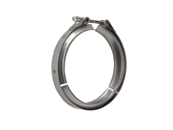 Slide images of KAMP DPF Clamp for Cummins ISX Engine