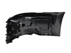 Slide images of KAMP Right Hand Bumper End with Fog Lamp Hole for Select Volvo Models