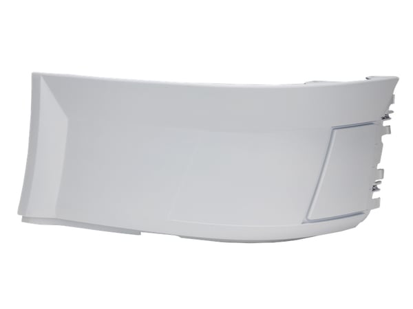 Slide images of KAMP Right Hand Bumper End without Fog Lamp Hole for Volvo VNL Models (2004-2016), VN2 Series