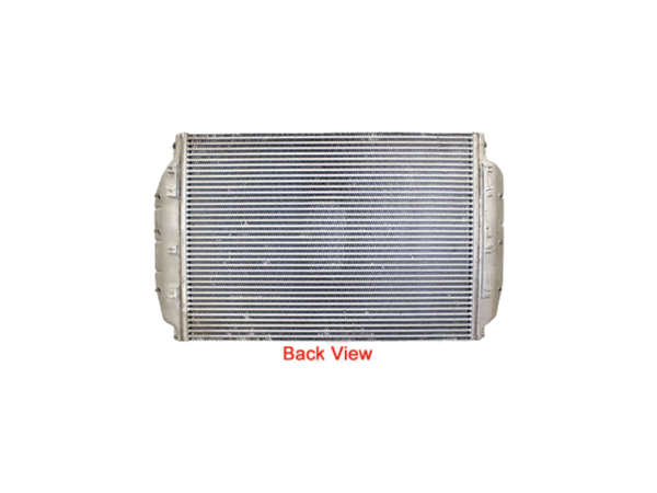 Slide images of Northern Radiator Charge Air Cooler for Freightliner and Sterling - 34 3/4 x 26 x 2 1/2