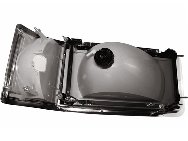 Slide images of KAMP Right Hand Headlamp with Signal for Select Mack CL and CH Models