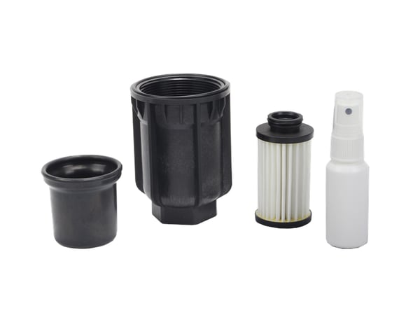 Slide images of KAMP Diesel Exhaust Fluid (DEF) Filter Kit for Select Freightliner and Peterbilt Models
