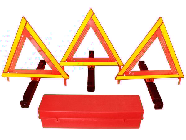 Slide images of KAMP Warning Triangle Kit