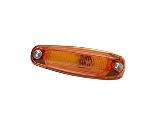 Slide images of KAMP Low Profile Amber LED Marker Lamp for Select Freightliner Models