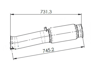 Slide images of Dinex Exhaust Bellow for Freightliner/Western Star