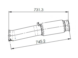 Slide images of Dinex Exhaust Bellow for Freightliner/Western Star