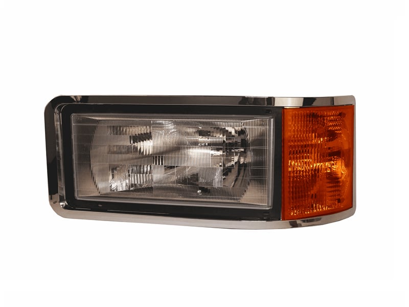 Main images of KAMP Left Hand Headlamp with Signal for Select Mack CL and CH Models