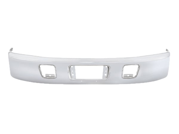 Slide images of KAMP Bumper with Fog Lamp Holes for Hino 238, 258, 268, and 338 (2005 and Up)