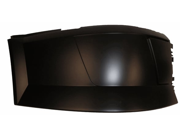 Slide images of KAMP Right Hand Bumper End without Fog Lamp for Volvo VNL Models (2004-2014) and Volvo VN2 Series