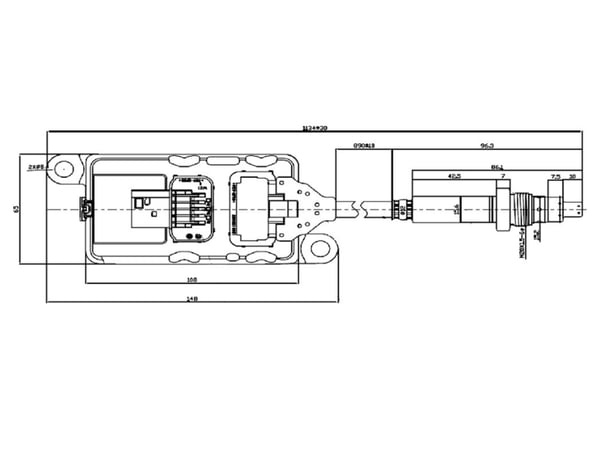 Slide images of Dinex NOx Sensor for Cummins