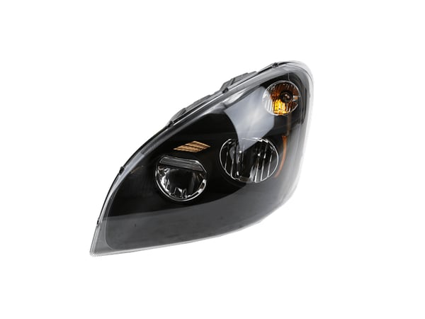 Slide images of KAMP Left Hand LED Headlamp for Freightliner Cascadia (2008 ñ 2017)