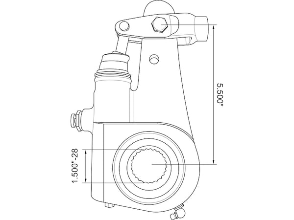 Slide images of KAMP Meritor Style Automatic Slack Adjuster - 5.5