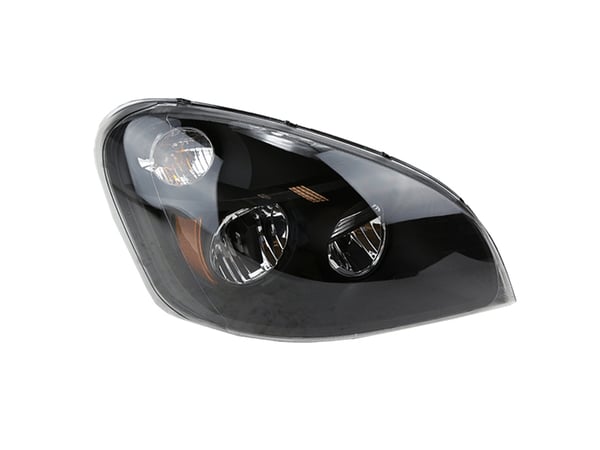 Slide images of KAMP Right Hand LED Headlamp for Freightliner Cascadia (2008 - 2017)