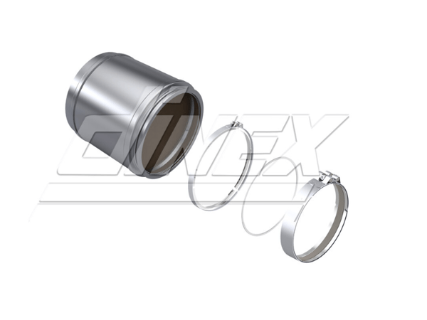 Slide images of Dinex DPF, Detroit Diesel, E-Line