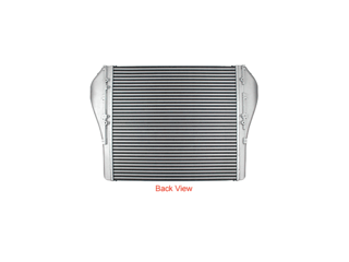Slide images of Northern Radiator Charge Air Cooler for Volvo and Mack- 32 1/2 x 30 3/16 x 2 3/8