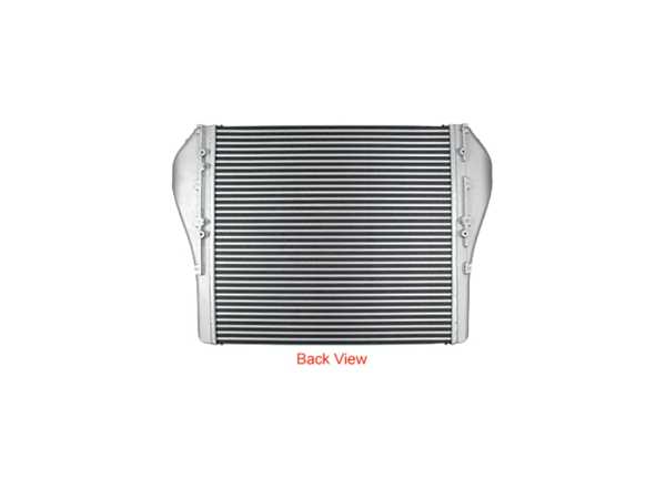 Slide images of Northern Radiator Charge Air Cooler for Volvo and Mack- 32 1/2 x 30 3/16 x 2 3/8