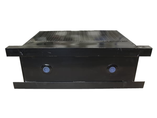 Slide images of KAMP 50 Gallon Steel Upright Hydraulic Tank Kit