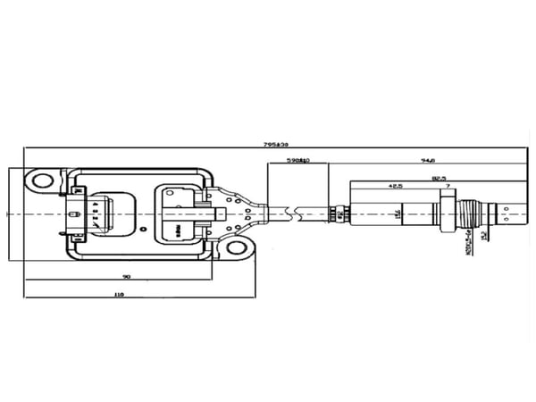 Slide images of Dinex NOx Sensor for Cummins