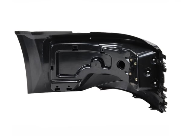 Slide images of KAMP Left Hand Bumper End with Fog Lamp Hole for Select Volvo Models
