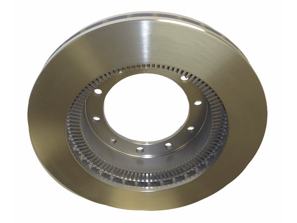 Slide images of KAMP 10 Stud ABS Brake Rotor - Several International and Freightliner Applications