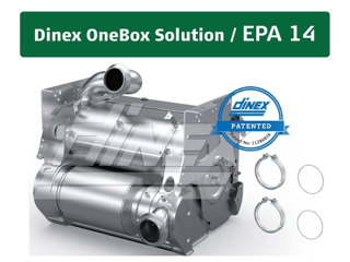 Slide images of Dinex OneBox, Freightliner/Western star, Detroit Diesel Engine, (Non-Air Assisted, EPA14)