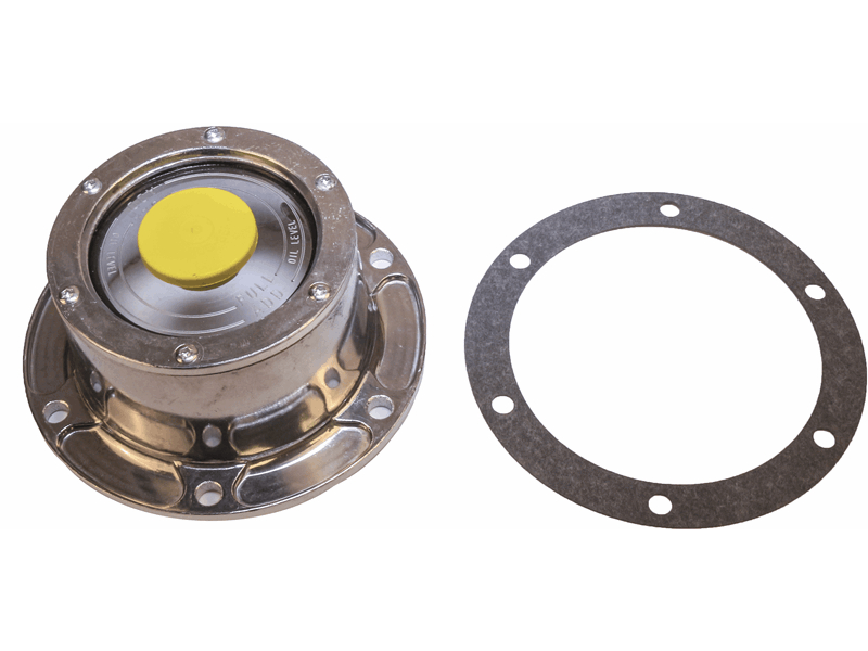 Main images of KAMP Hubcap with Gasket for Select Freightliner & Kenworth Models - 6 Bolt