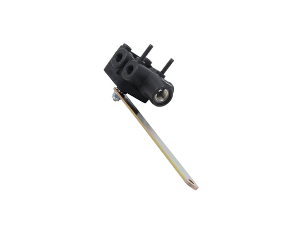 Slide images of KAMP Leveling Valve for Peterbilt 330, 335, 337, 348, 357, 359, 377, 378, 379, 567, 579 and 587 Models