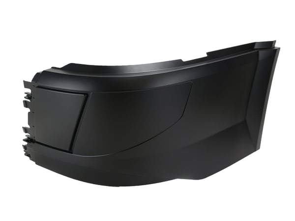 Slide images of KAMP Left Hand Bumper End without Fog Lamp Hole for Select Volvo Models