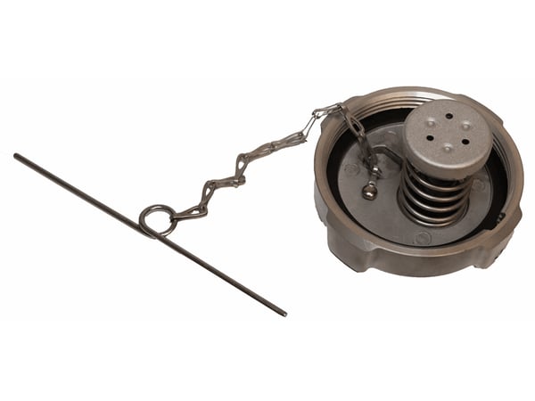 Slide images of KAMP 3 Inch Non-Locking Vented Fuel Cap for - Multiple Mack Applications