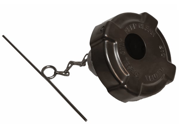 Slide images of KAMP 3 Inch Non-Locking Vented Fuel Cap for - Multiple Mack Applications