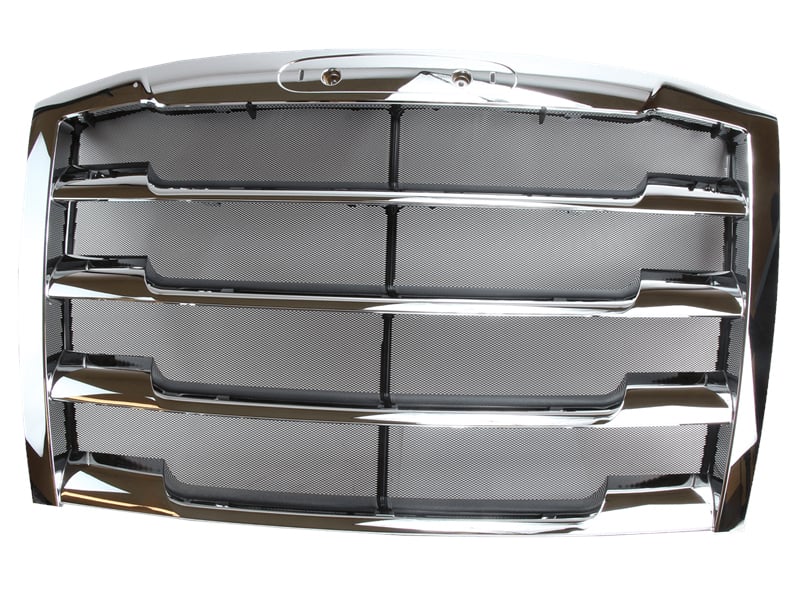Main images of KAMP Chrome Grille with Bug Screen for Freightliner Cascadia (2018 & Up)