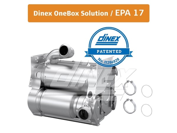 Slide images of Dinex OneBox for Freightliner / Western Star, Detroit Diesel Engine, (Non- Air Assisted, EPA17)