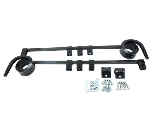 Slide images of KAMP Straight Mud Flap Hanger Set - 29.75 Inch Nominal Length