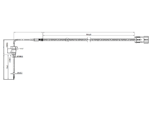 Slide images of Dinex Temperature Sensor, Freightliner / Detroit ( DPF Outlet)