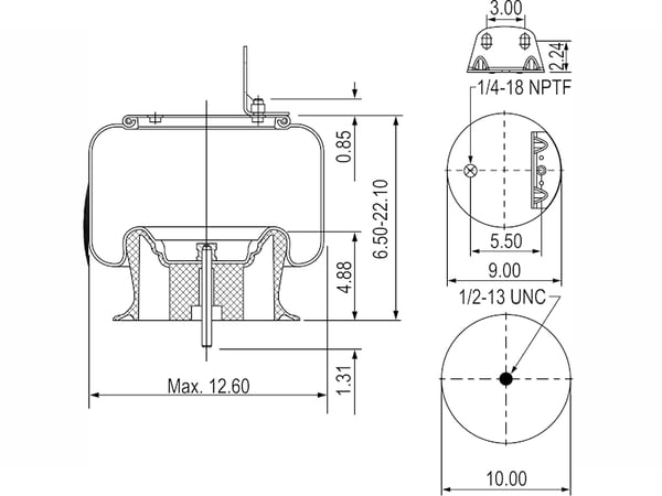 Slide images of KAMP Air Spring for Several Volvo Models