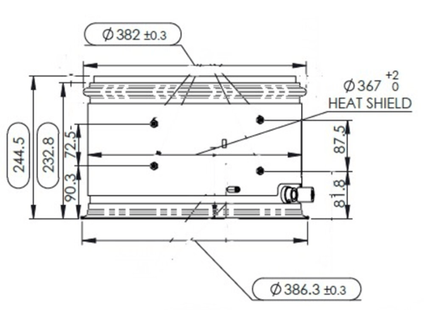 Slide images of Dinex DPF for Cummins
