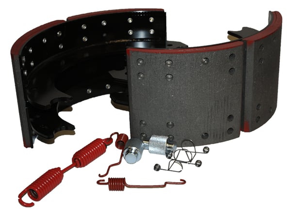 Slide images of KAMP 16.5? x 7? Premium HD Brake Shoe Kit ñ 23,000 Lbs