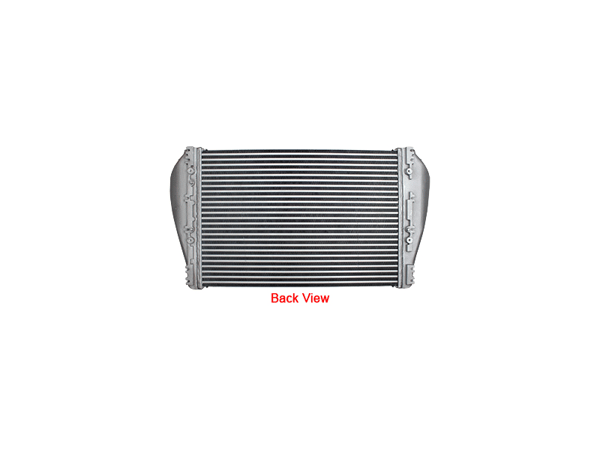 Slide images of Northern Radiator Charge Air Cooler for Mack and Volvo - 32 1/4 x 23 1/2 x 2 7/16
